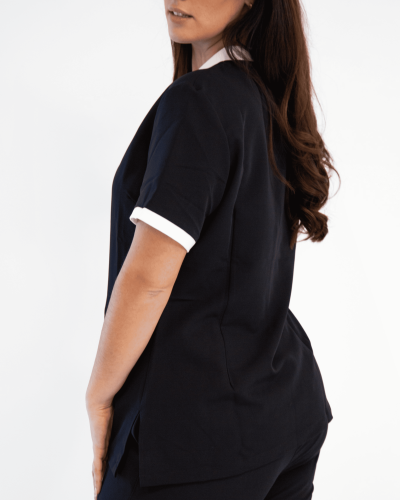 VERANO - DONNA - BLOUSE BICOLORE MANCHE COURTE FEMME