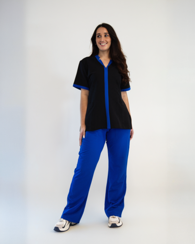 VERANO - DONNA - BLOUSE BICOLORE MANCHE SHORT WOMEN