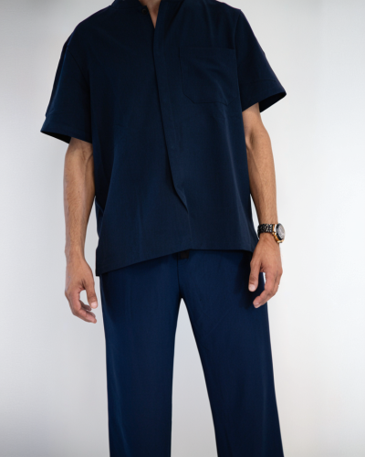 VERANO - TED - BLOUSE MC COL MAHO MAN