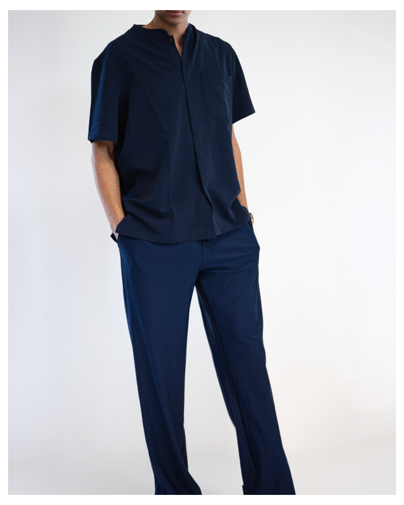 VERANO - TED - BLOUSE MC COL MAHO MAN