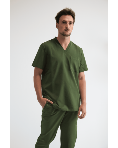 VERANO - BRAD - BLOUSE COL V BICOLORE HOMME