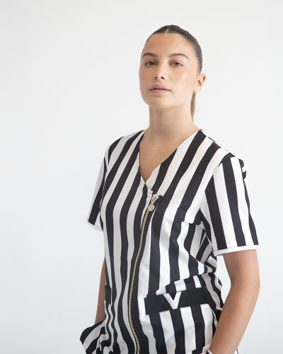 VERANO - BALMA - BLOUSE ZIPPÉE COL V POCHE FEMALE