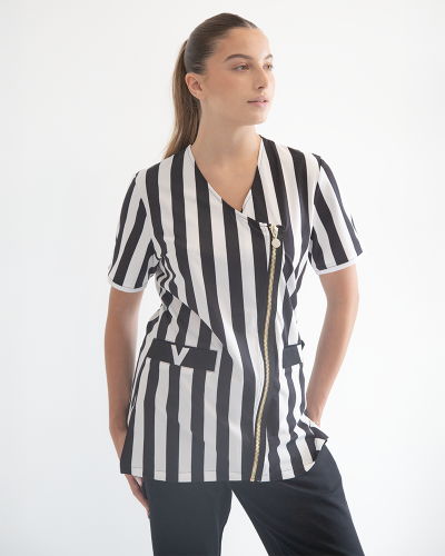 VERANO - BALMA - BLOUSE ZIPPÉE COL V POCHE FEMALE