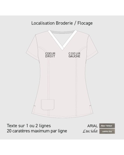 VERANO - BALMA RAYÉ - BLOUSE ZIPPÉE COL V POCHE FEMME